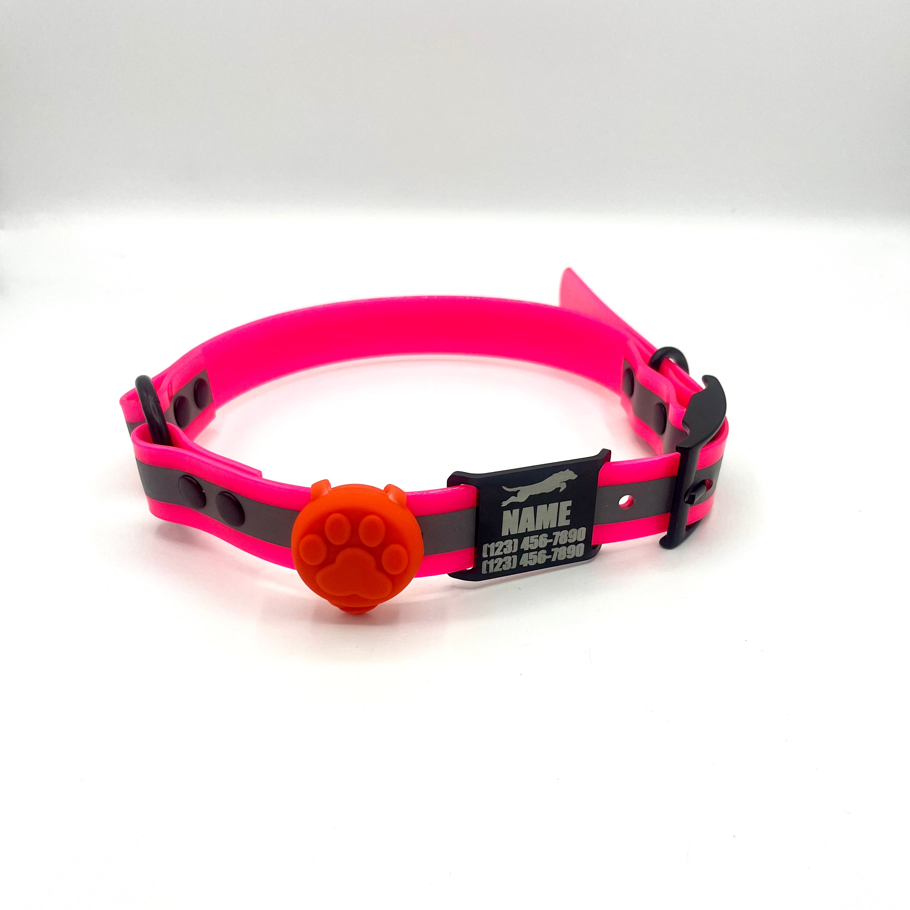GDO Reflective Collar with Dawg Tag & Light